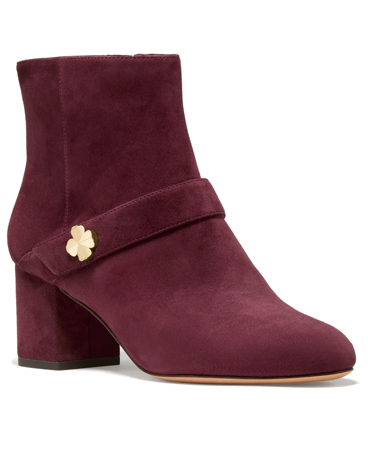 Decorative Flower Block Heel Ankle Booties by kate spade