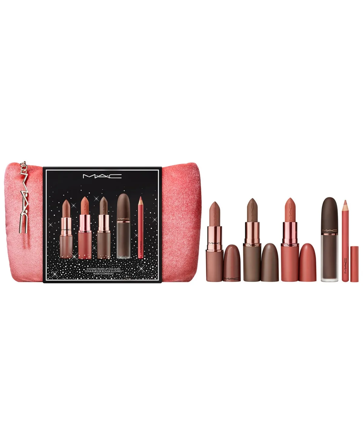 5-Piece Celebrity Nudes Lip Vault Set by M.A.C.