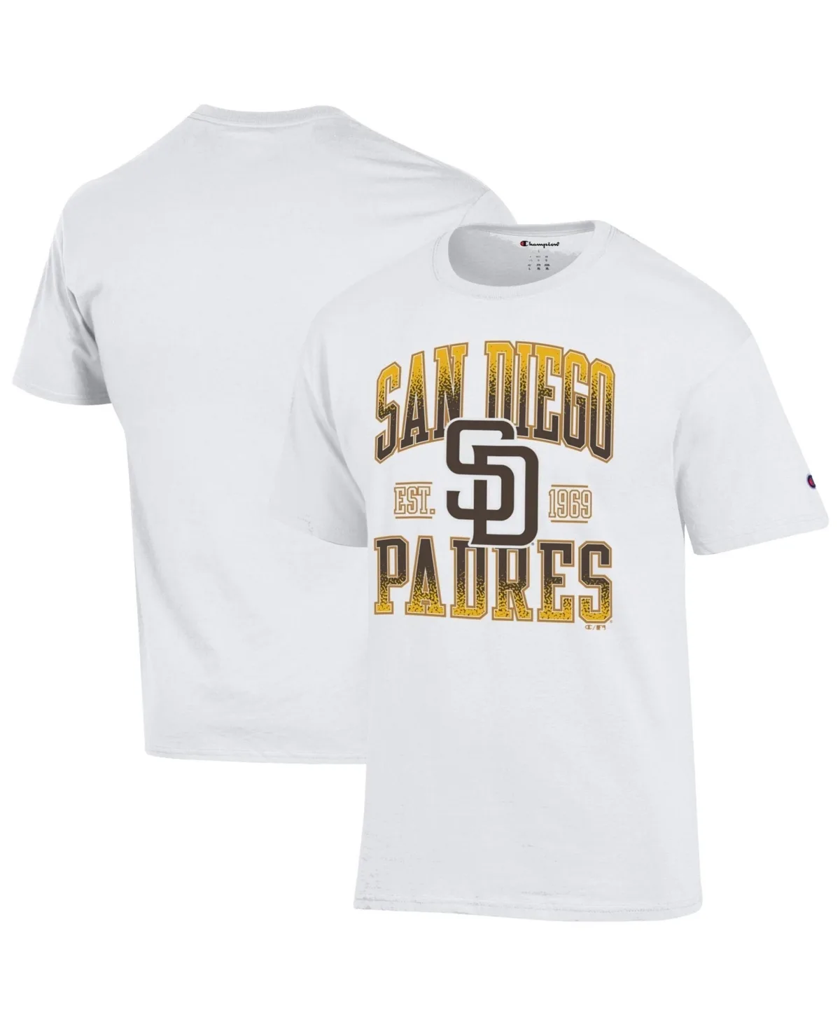 San Diego Padres Screen-Printed Crewneck T-Shirt by Champion