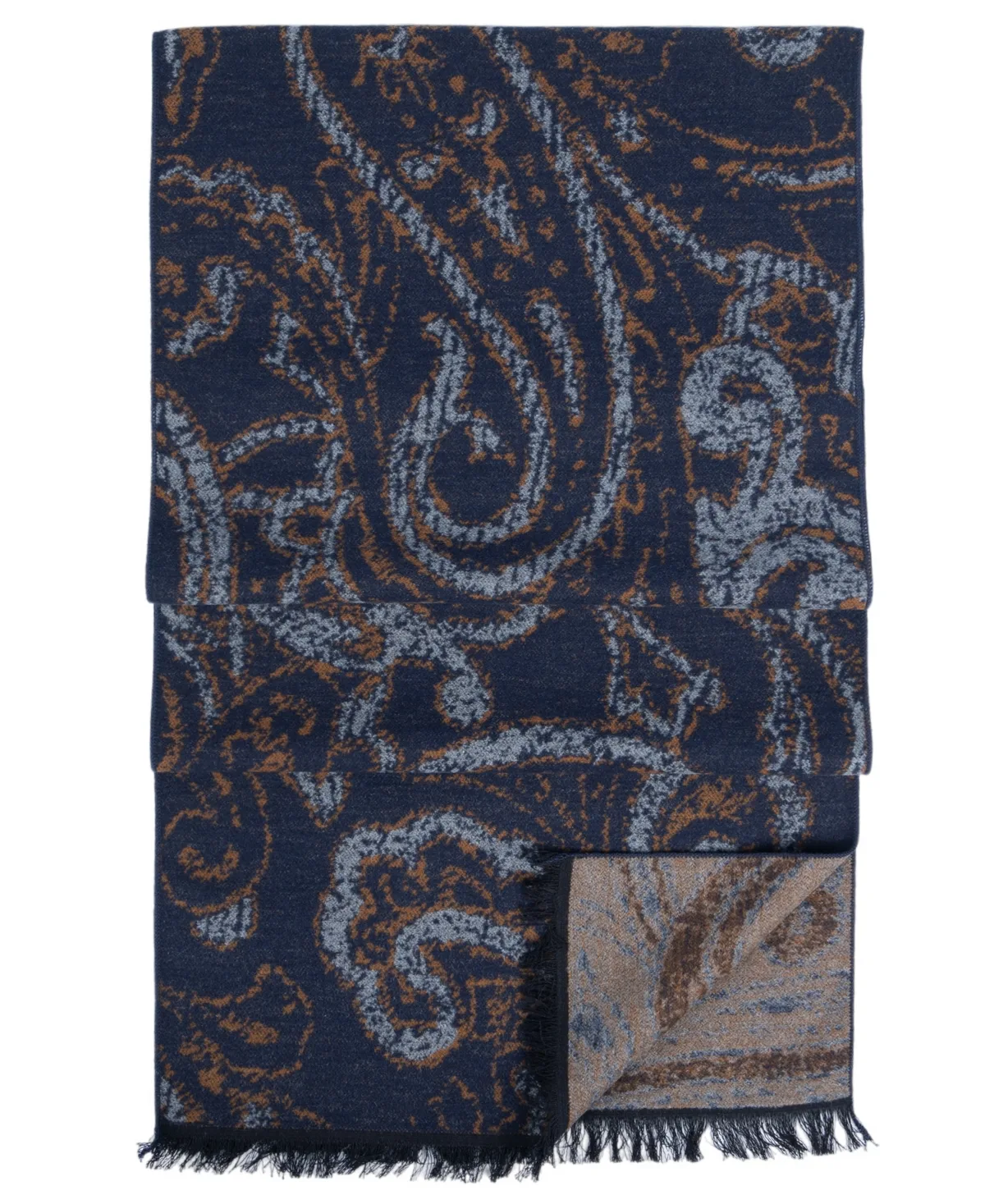 Paisley Reversible Brushed Wrap Scarf by Ted Baker