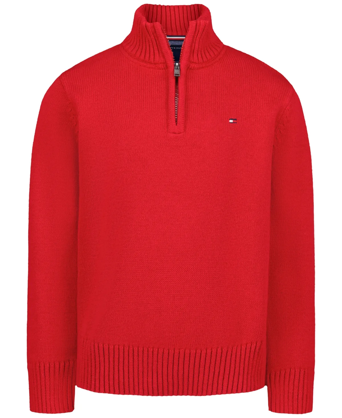 Zipneck Quarter-Zip Long Sleeve Classic Fit Sweater by Tommy Hilfiger