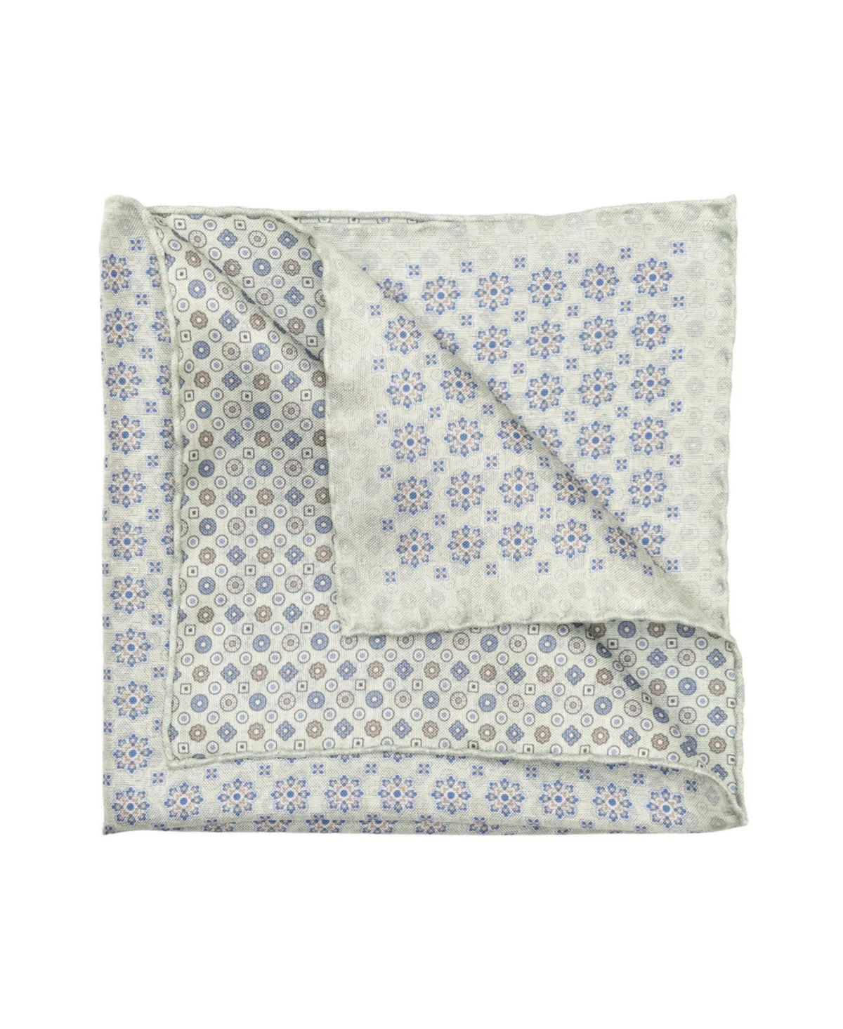 Caserta Double Sided Silk Pocket Square by Elizabetta