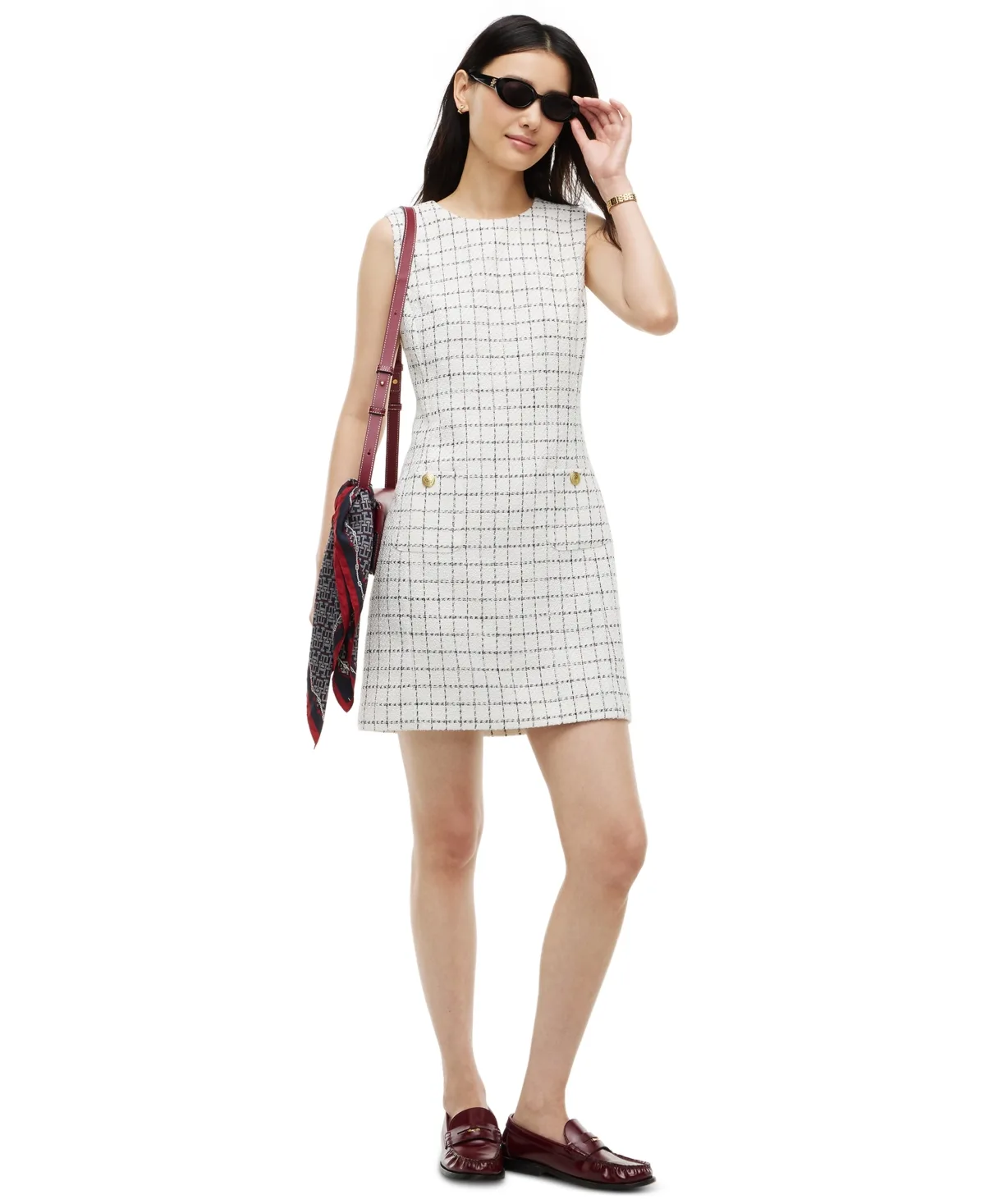 Festive Boucle Mini Dress by Tommy Hilfiger