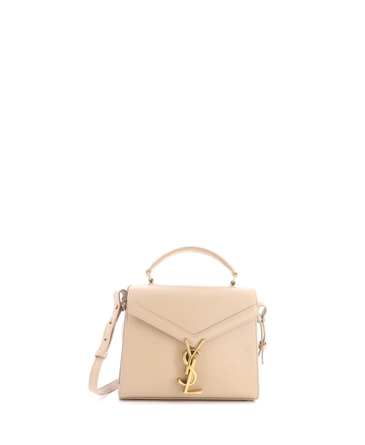 Pre-Owned Saint Laurent Mini Cassandra Top Handle Shoulder Bag by Saint Laurent