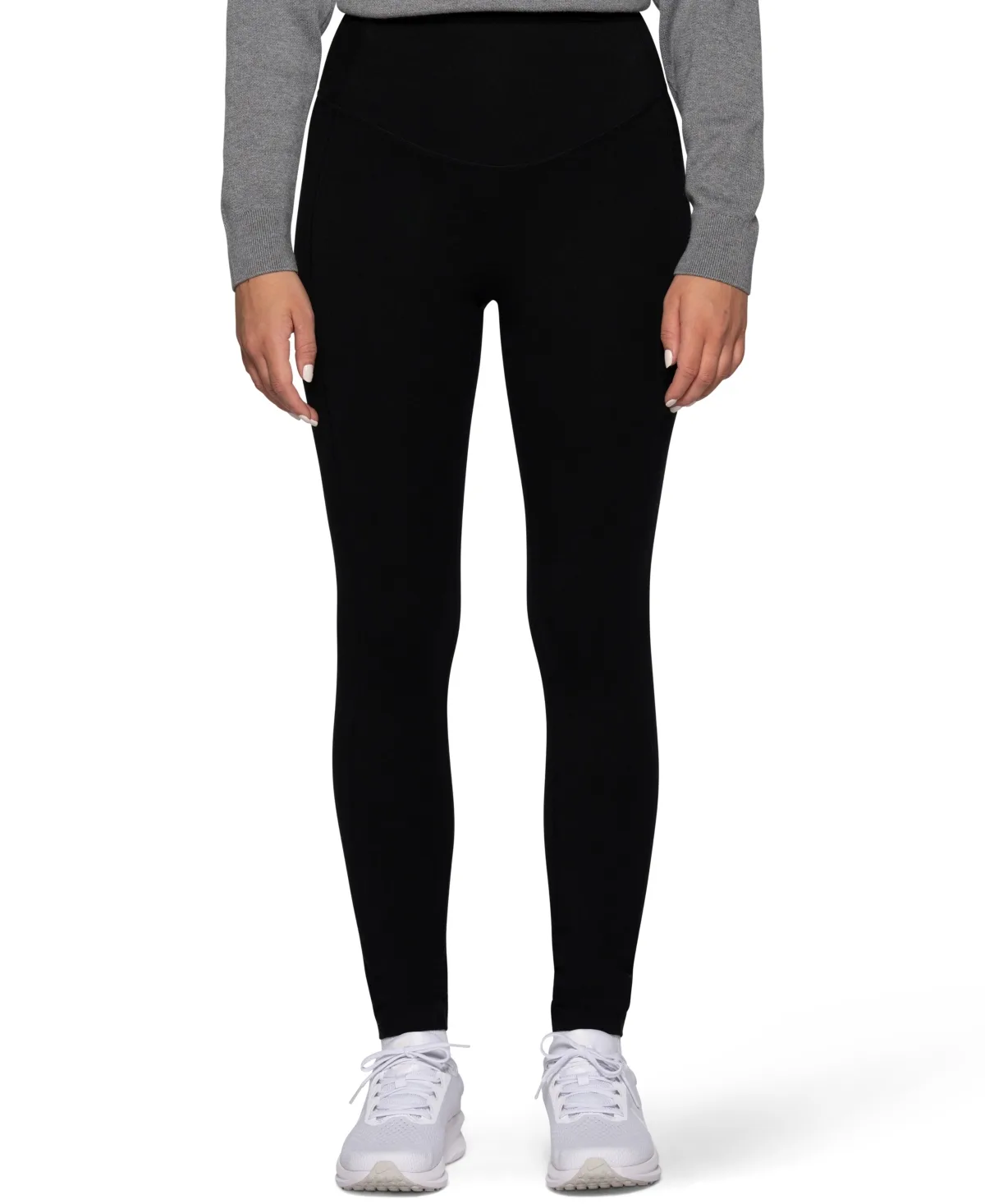 Cotton-Blend Contour High-Waisted Tummy Control Leggings