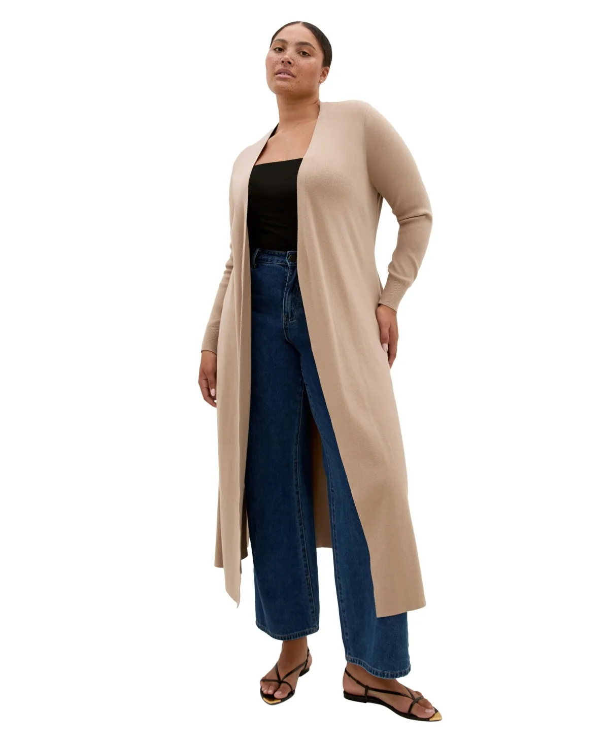 Goldie Longline Pull-On Cardigan