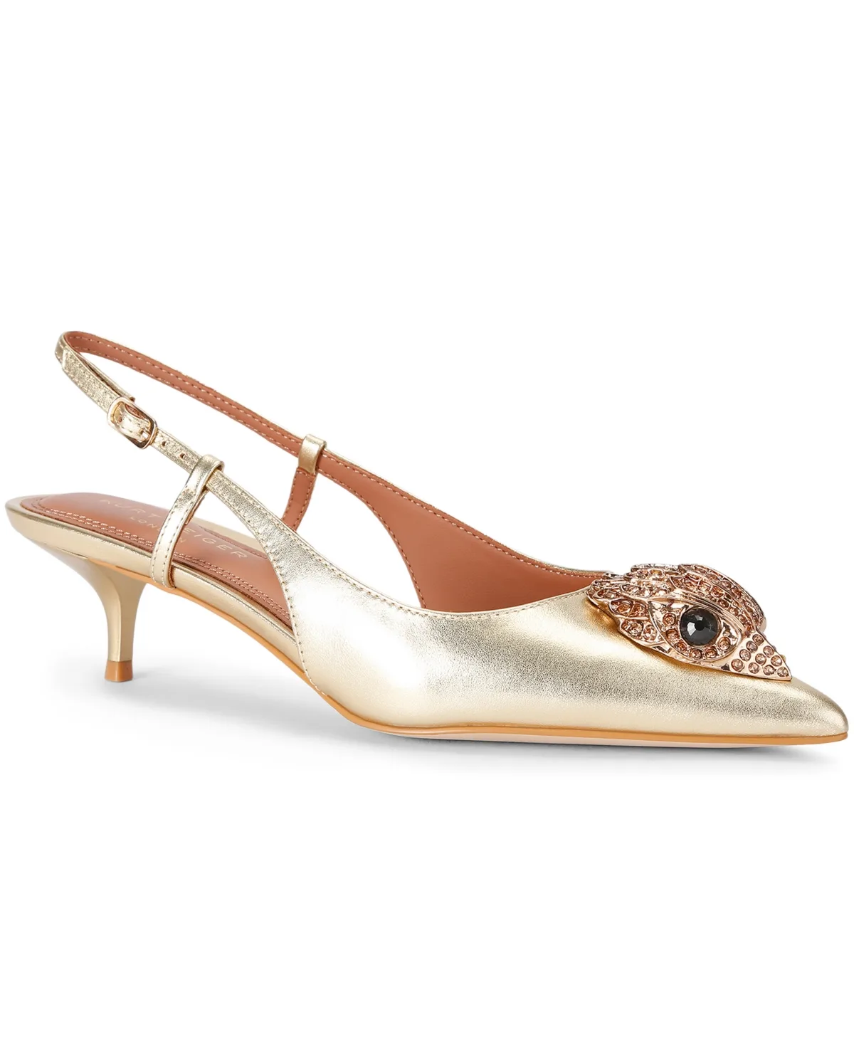 Belsize Kitten Heel Slingback Pumps