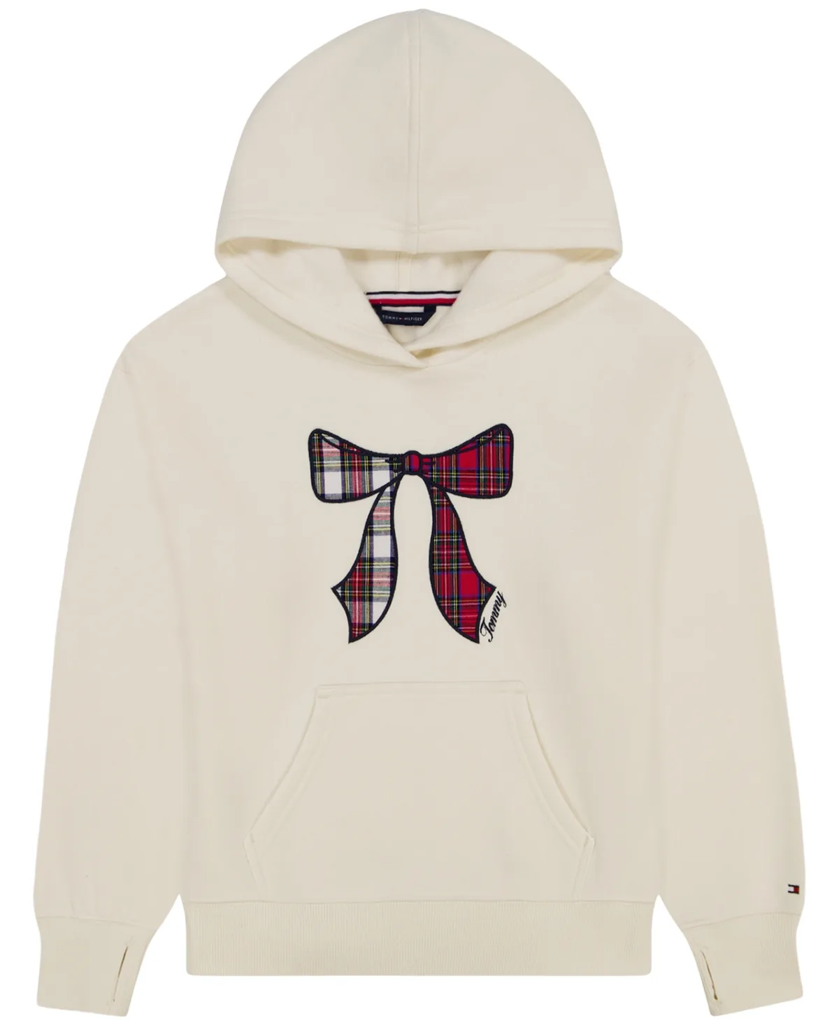 Oversized-Hood Drop-Shoulder Fleece Hoodie by Tommy Hilfiger