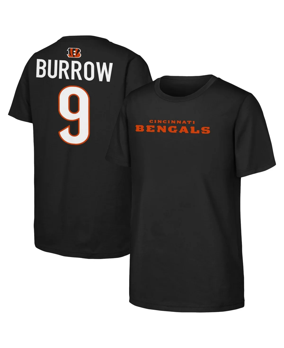Cincinnati Bengals Joe Burrow Crewneck T-Shirt by Outerstuff
