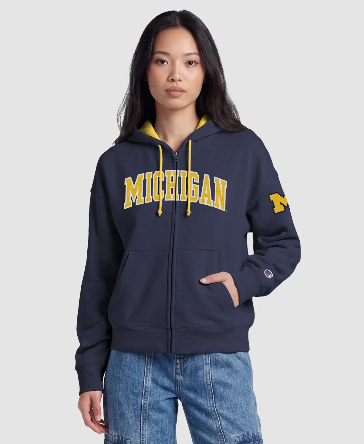 Full-Zip Graphic Hoodie by Champion