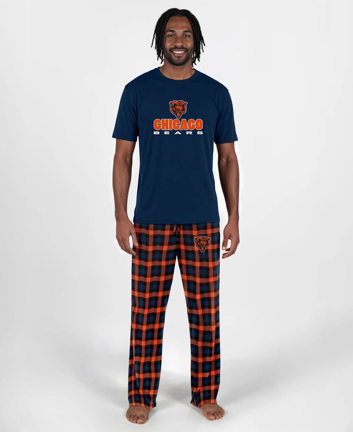 Chicago Bears Highland Plaid Pajama Set by Concepts Sport