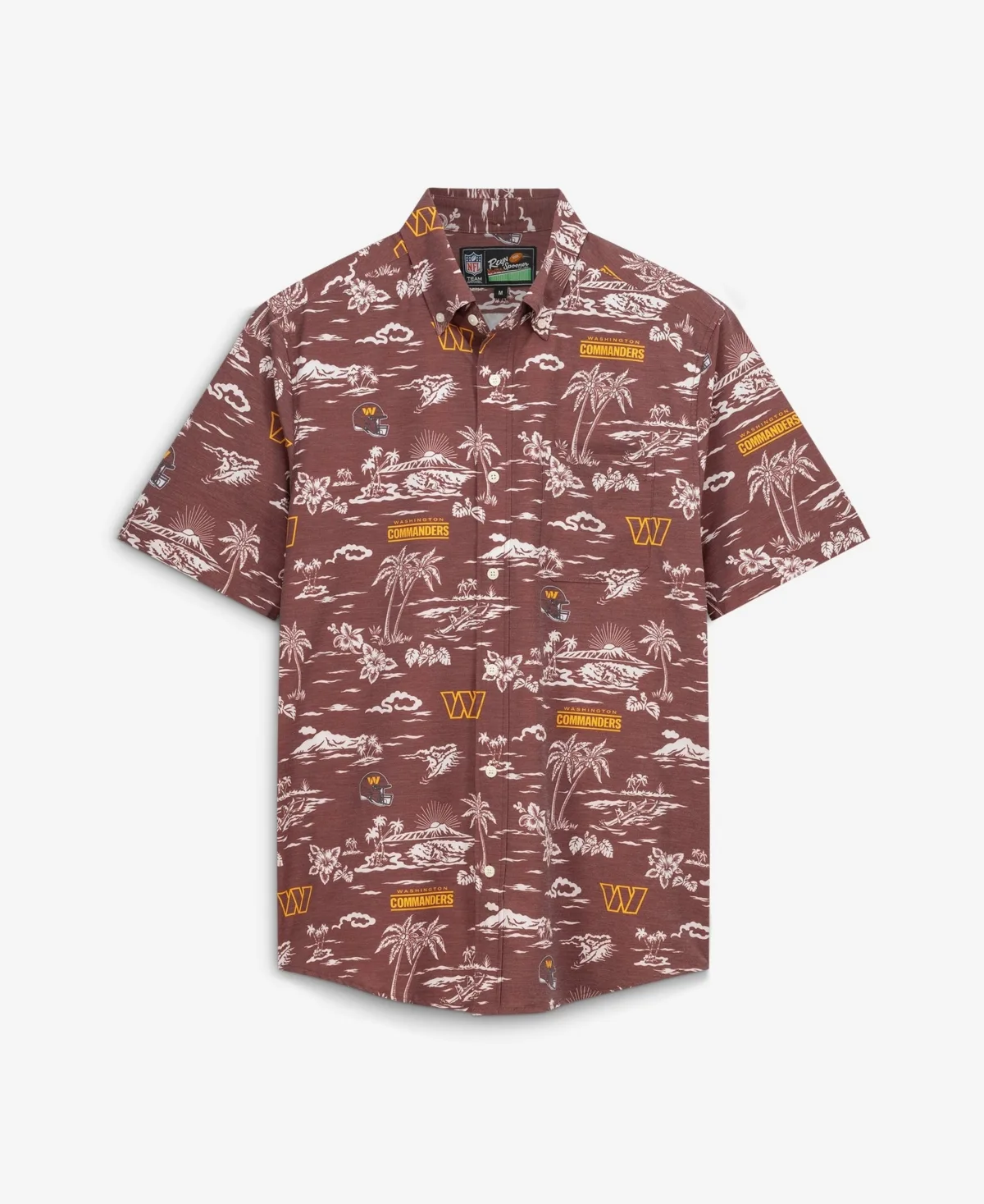 Washington Commanders Kekai Classic-Fit Short-Sleeve Button-Down Shirt by Reyn Spooner