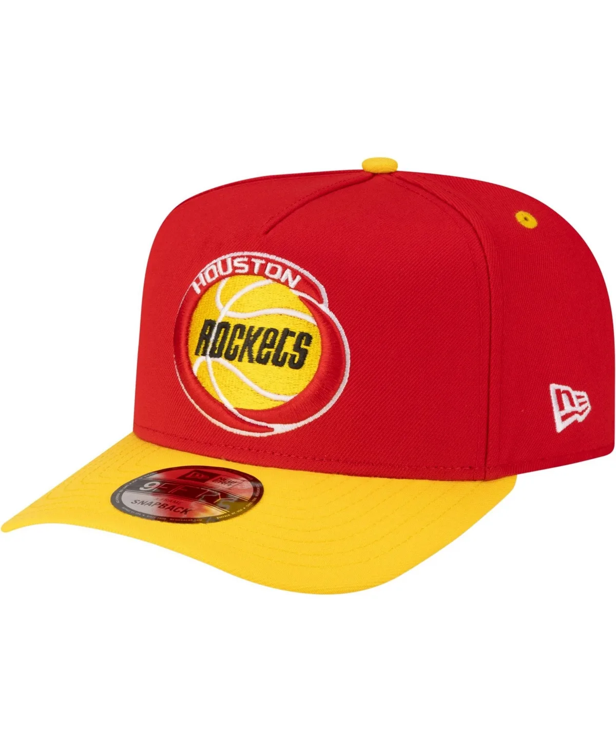 Houston Rockets 80s Throwback A-Frame 9FIFTY Snapback Hat by New Era