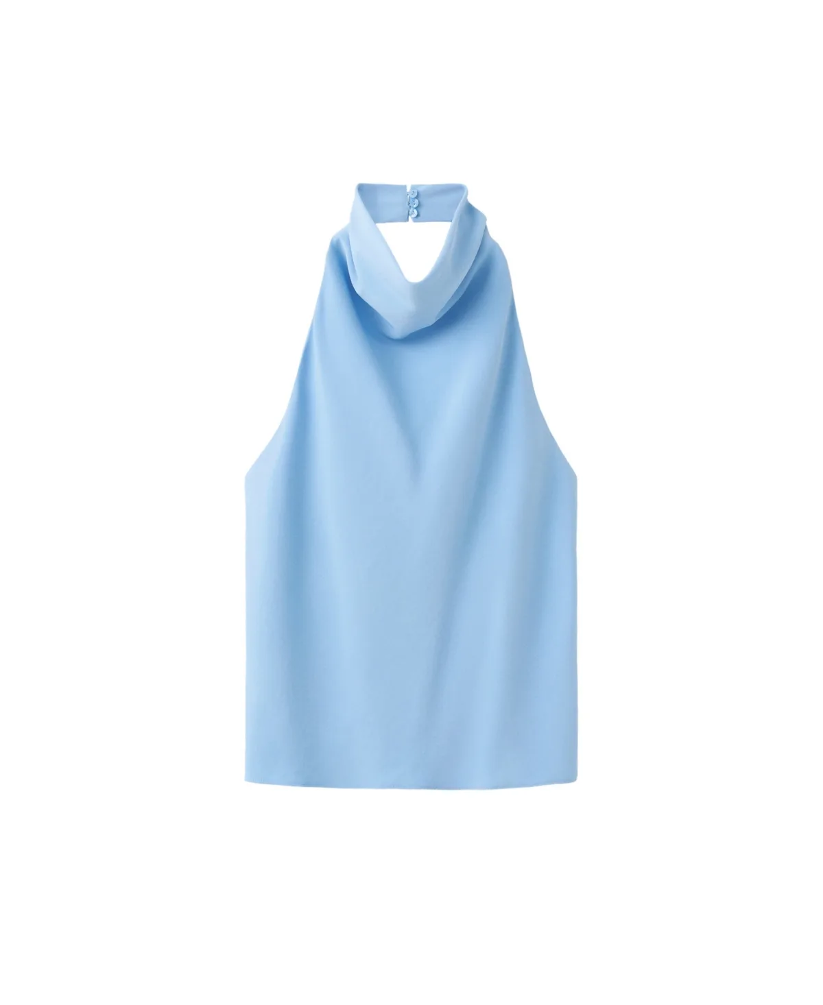 Draped Halter Top by Mango