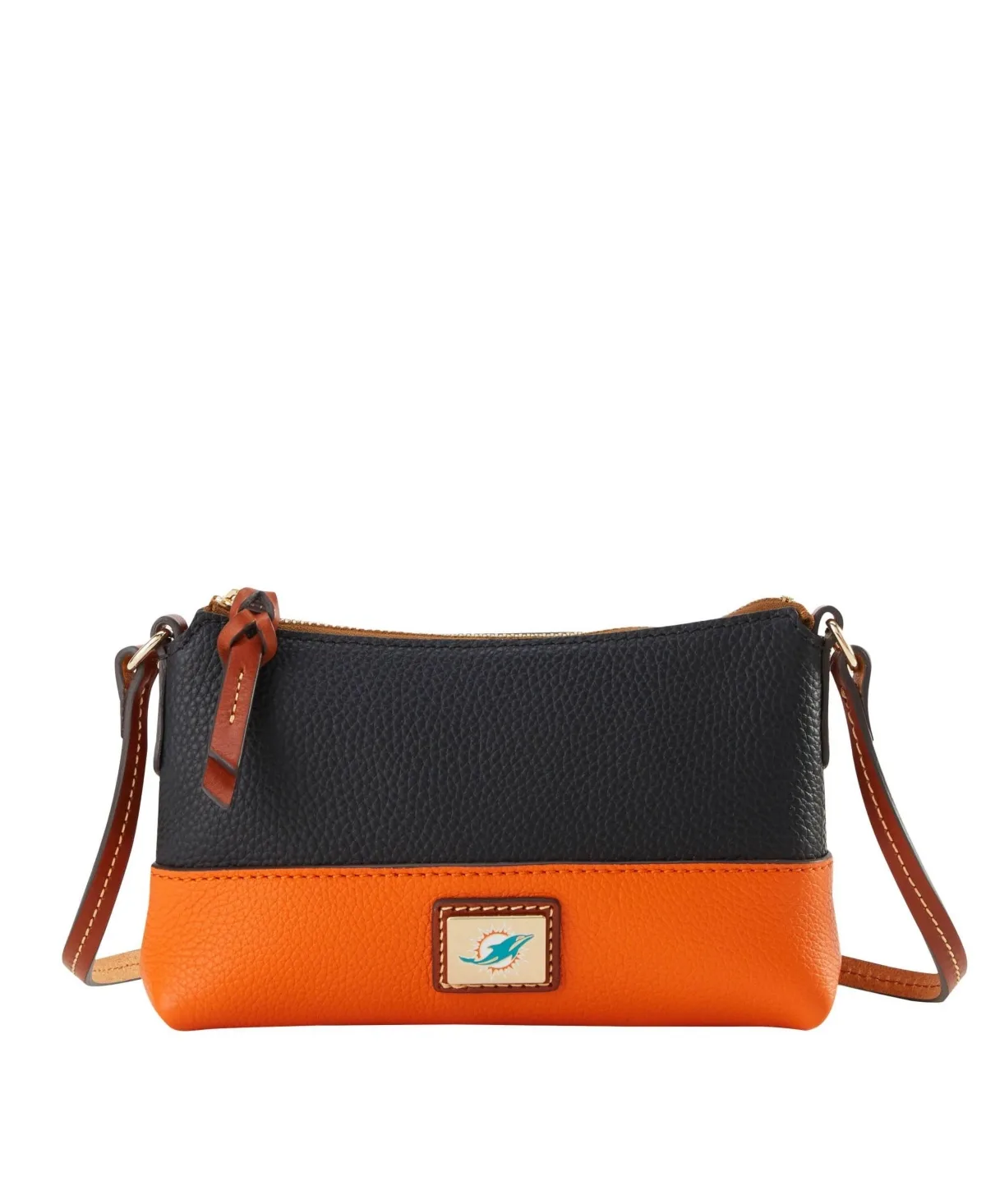 Miami Dolphins Izzy Leather Crossbody Purse by Dooney & Bourke