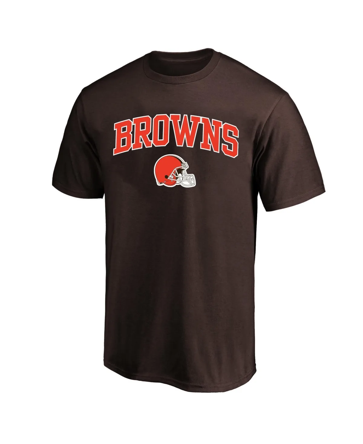 Cleveland Browns Arch Logo Crewneck T-Shirt by Fanatics