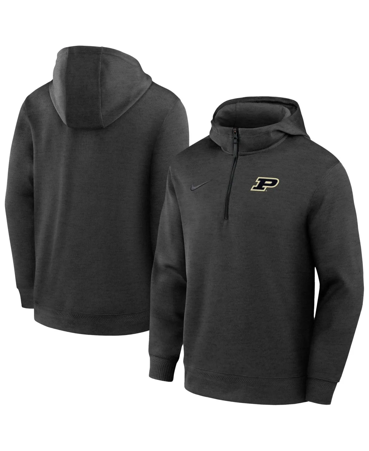 Purdue Boilermakers Coaches Dri-Fit Half-Zip Hoodie by Nike