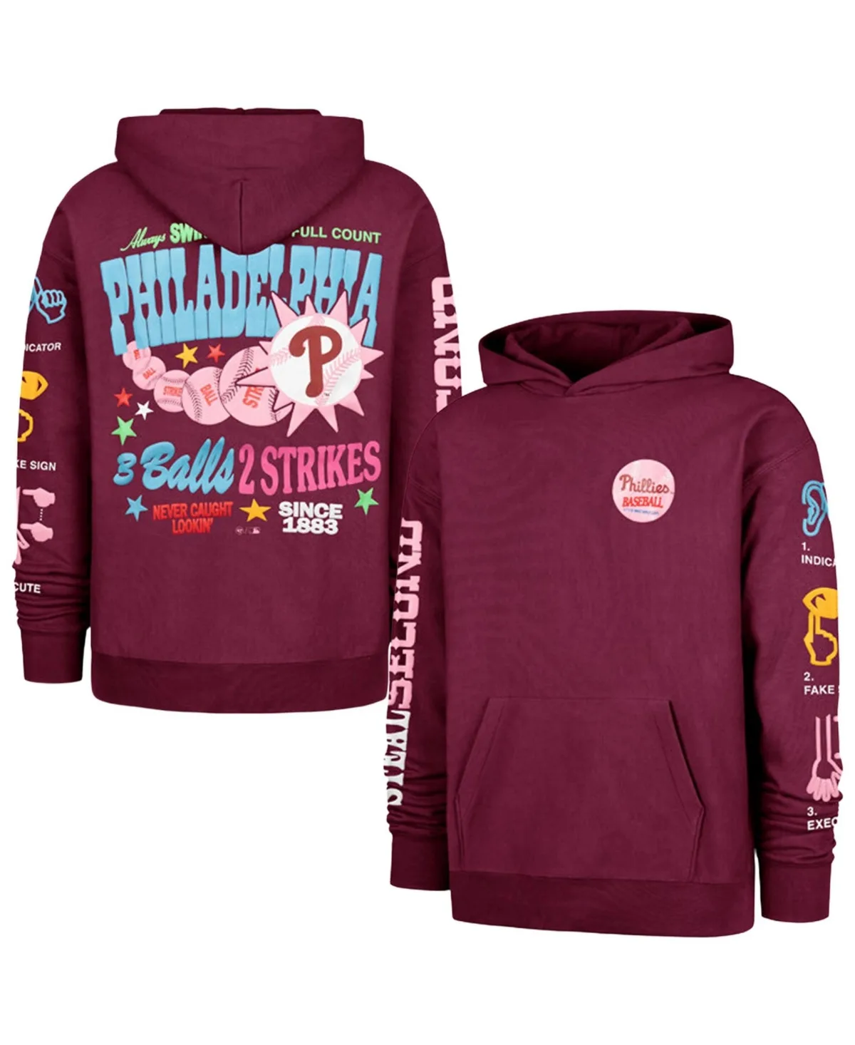 Philadelphia Phillies Earl Foundation Hoodie by 47 Brand