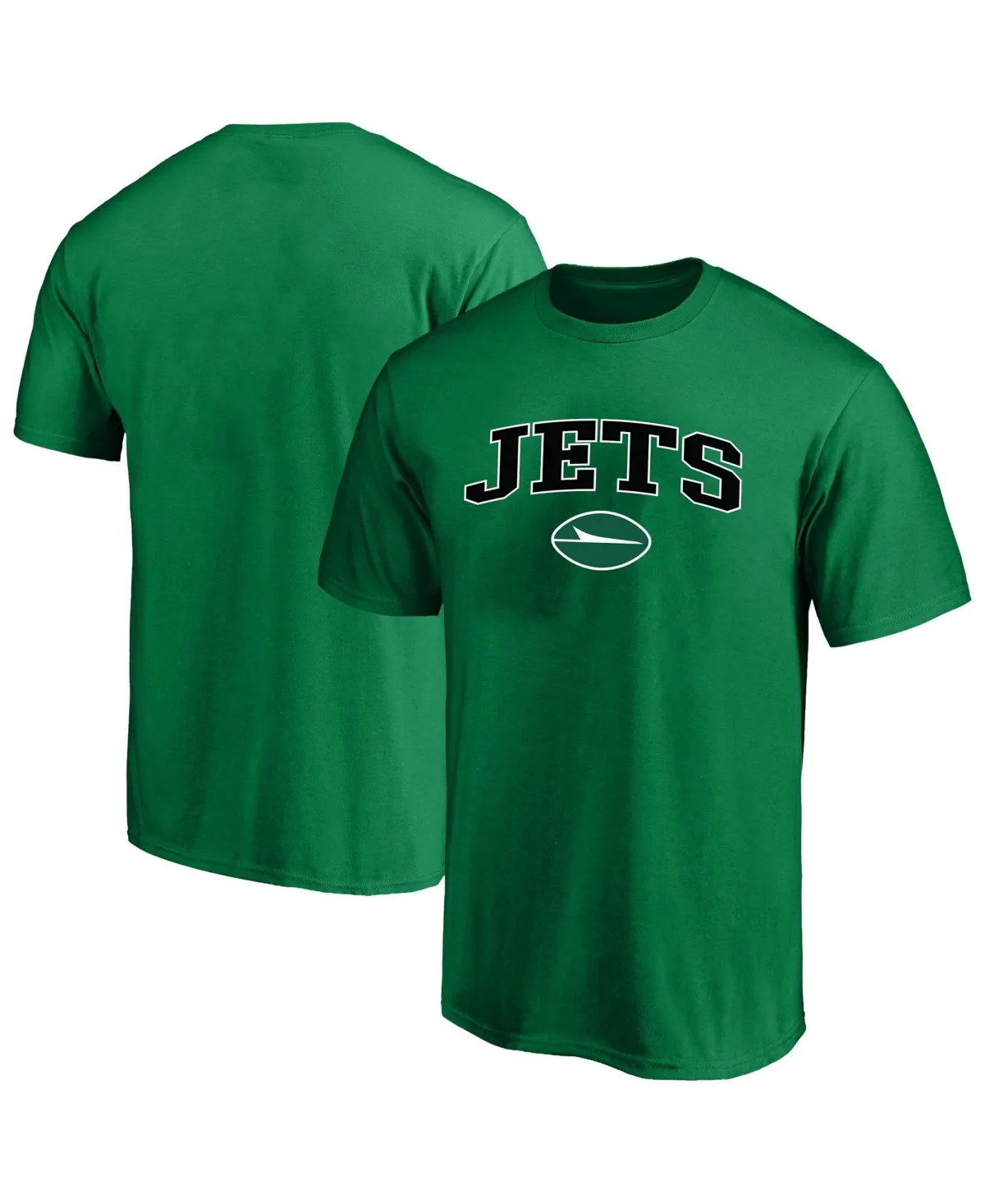 New York Jets Arch Logo Crewneck T-Shirt by Fanatics