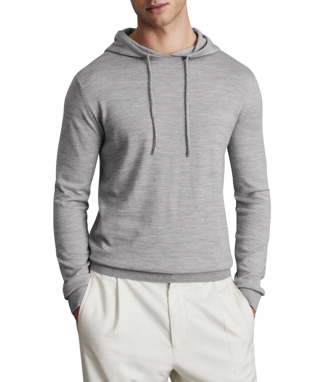 Holland Merino Wool Slim-Fit Hoodie by Reiss