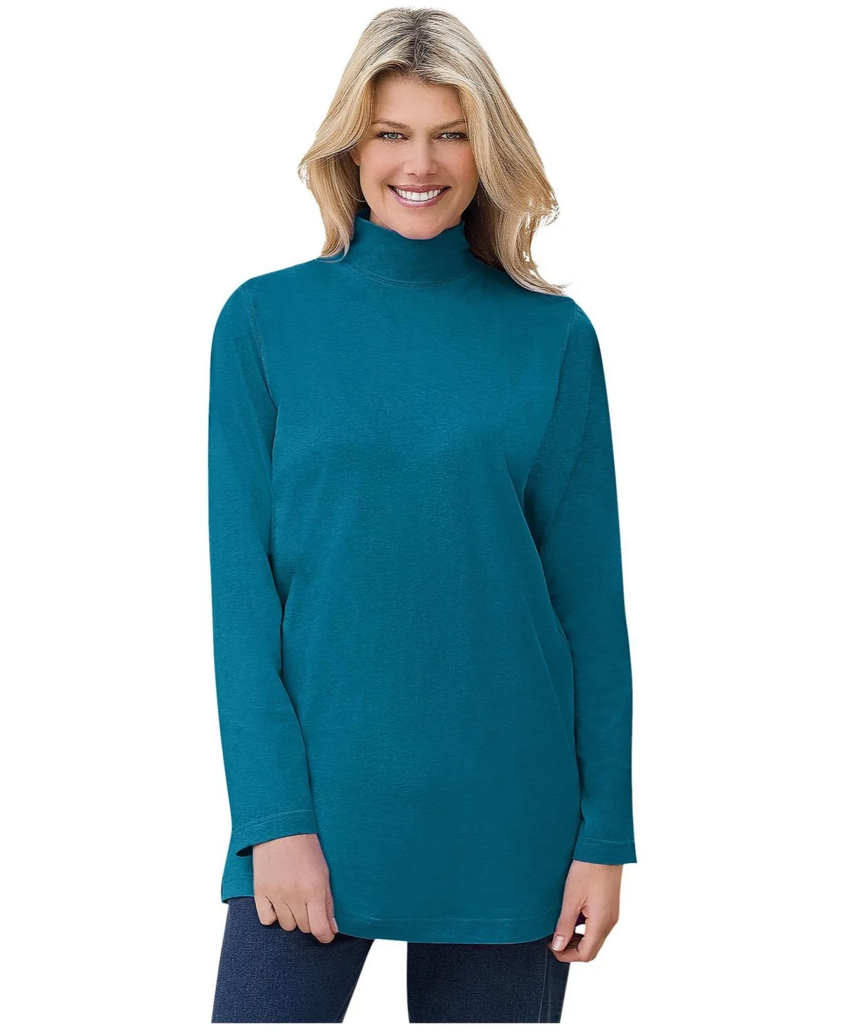 Within Perfect Mockneck Tunic by Woman Within