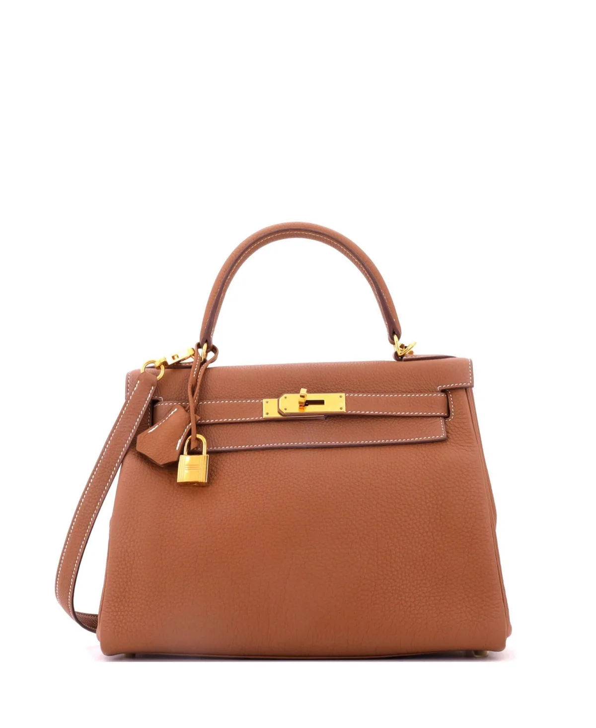 Pre-Owned Hermes Kelly 28 Leather Satchel by Hermes