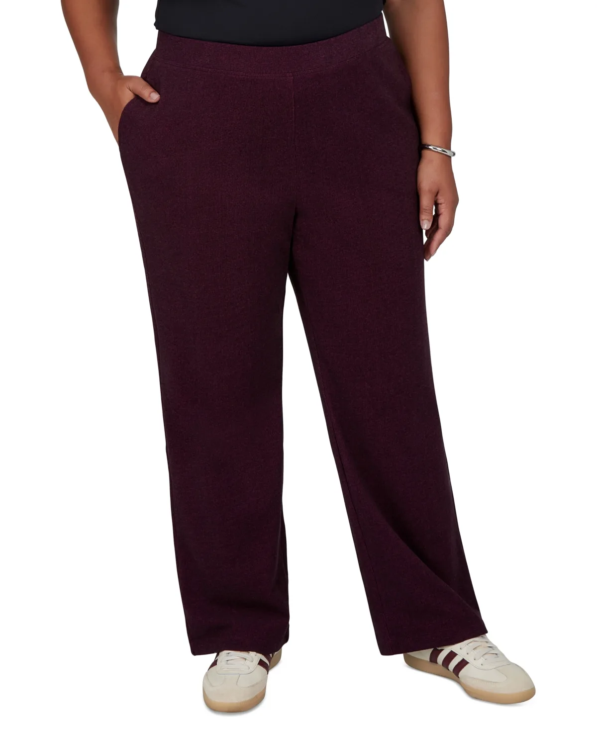 Pull-On Straight Pants