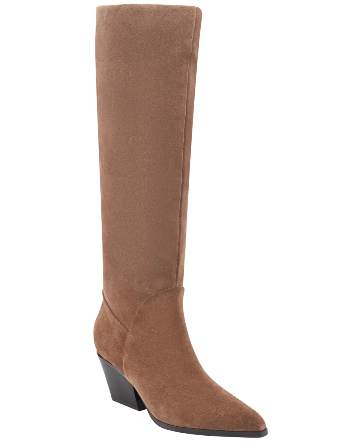 Gabels Tall Block Heel Boots - Suede by Marc Fisher