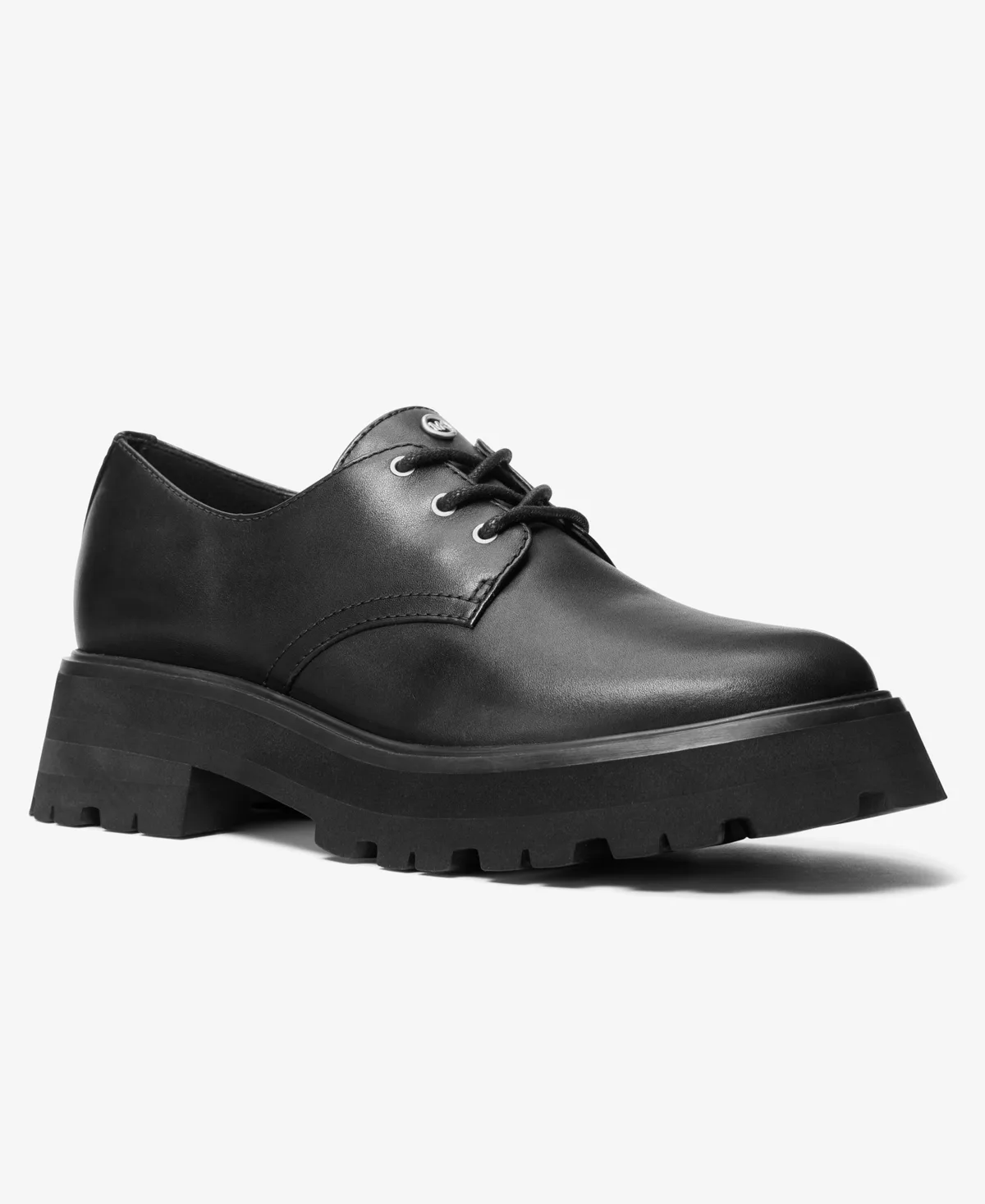 Lowen Platform Leather Lace-Up Loafers by MICHAEL Michael Kors