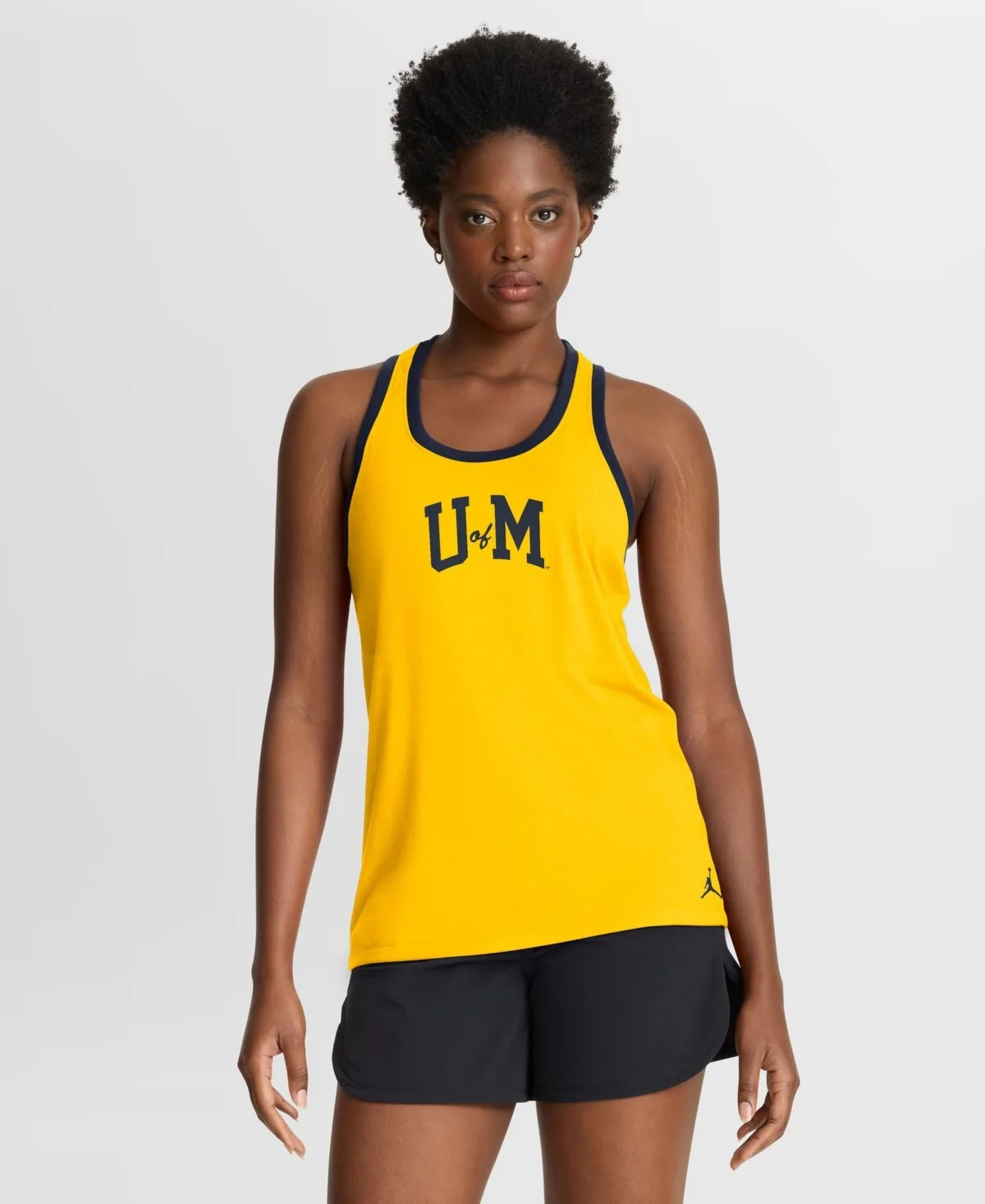 Michigan Wolverines Tri-Blend Dri-Fit Racerback Tank Top by Jordan