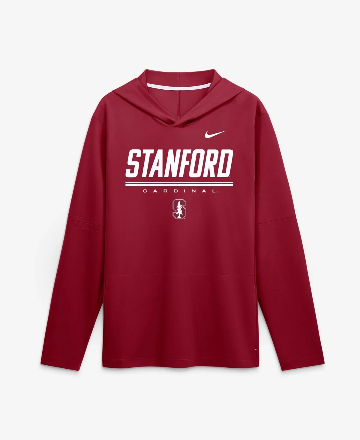 Stanford Cardinal 2026 Sideline Lightweight Long Sleeve Hooded Dri-Fit Top by Nike