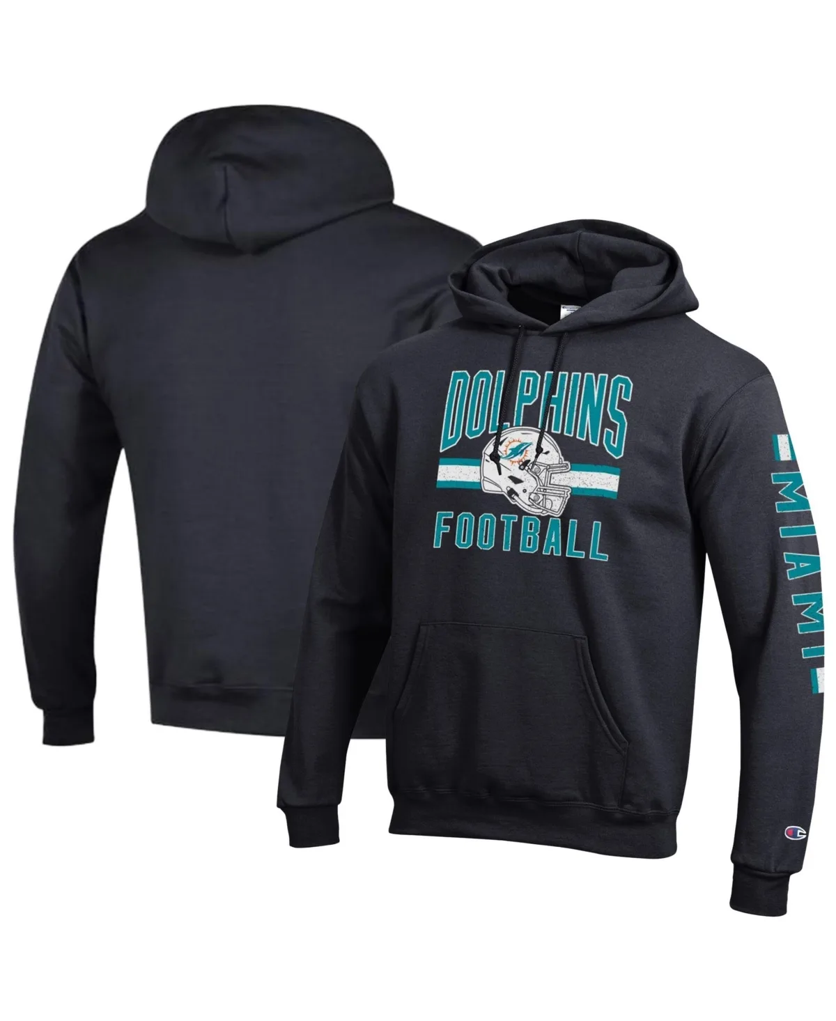 Miami Dolphins Powerblend Graphic Hoodie by Champion