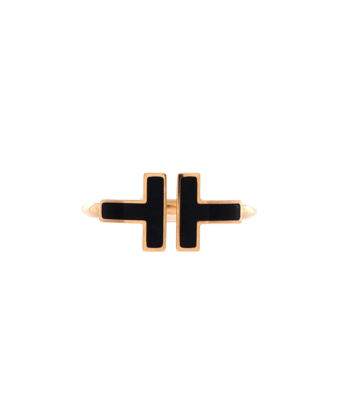 Pre-Owned T Wire Ring 18k Rose Gold by Tiffany & Co.