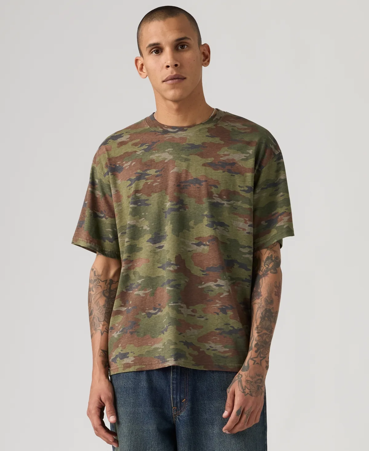 Classic Cropped Short-Sleeve T-Shirt by Levi's