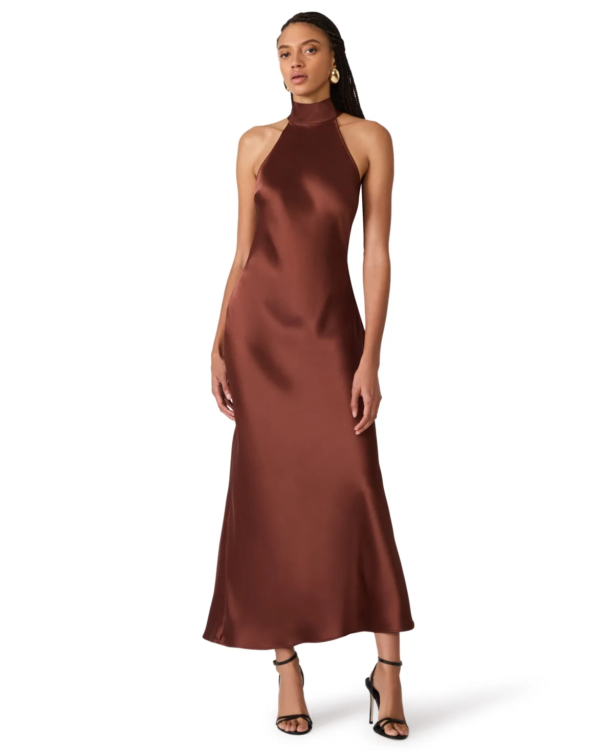 Lara Satin Maxi Dress