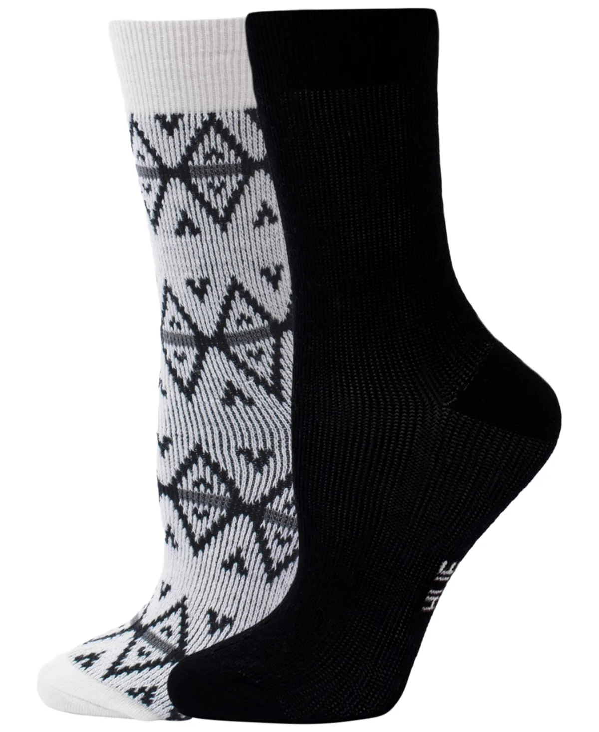 Argyle Stripe Crew Boot Socks 2-Pack by HUE