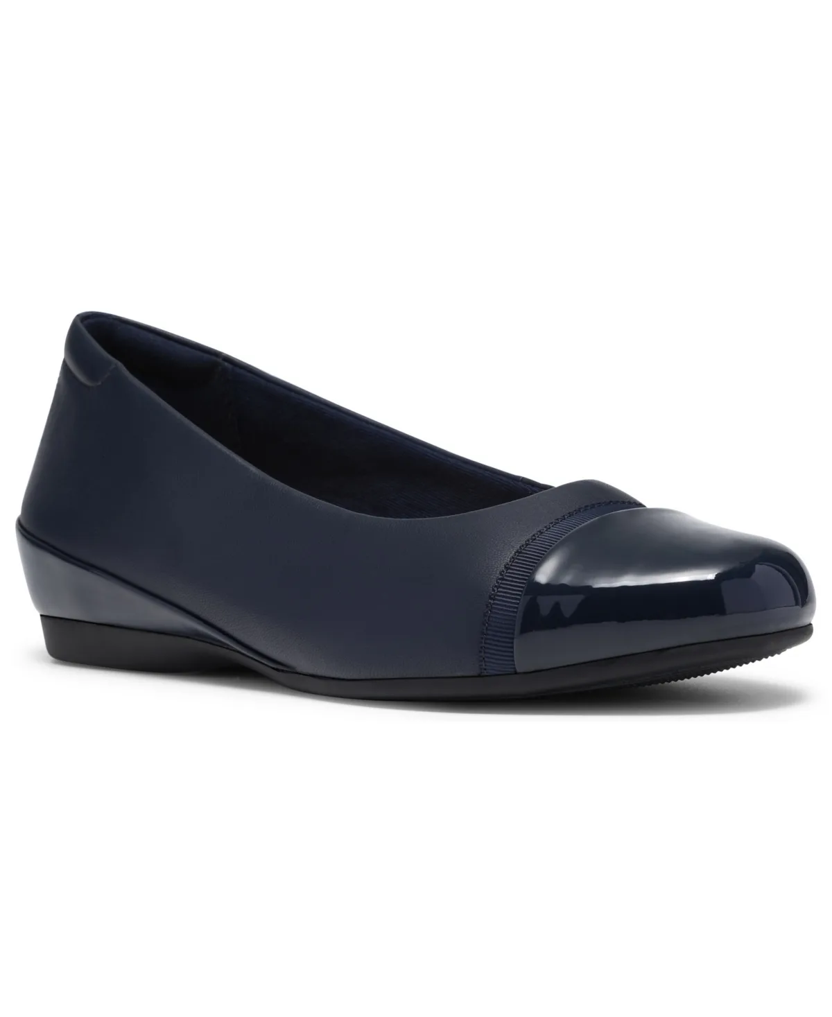 Cathrynn Dusk Round-Toe Wedge Pumps