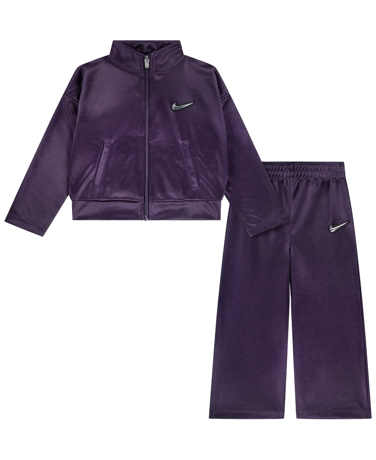 Mock-Neck Full-Zip Long-Sleeve Jacket and Pants, 2-Piece Set by Nike
