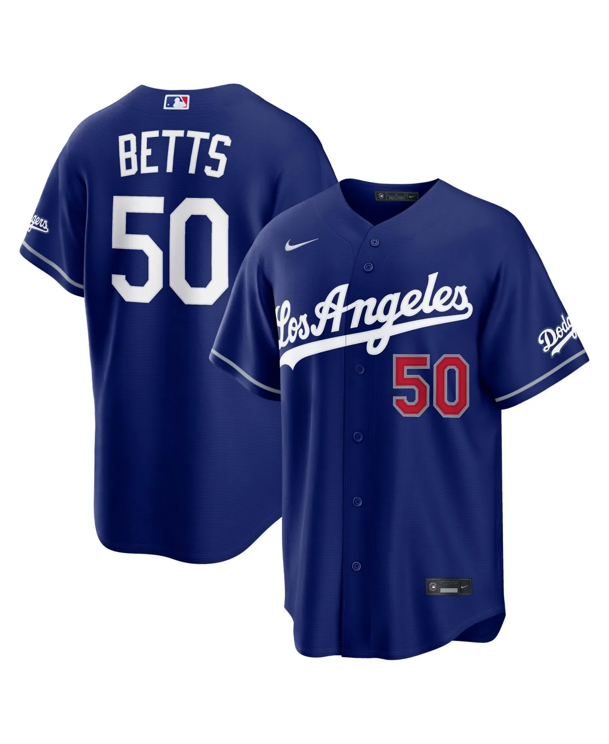 Mookie Betts Los Angeles Dodgers Alternate Stadium Jersey by Nike
