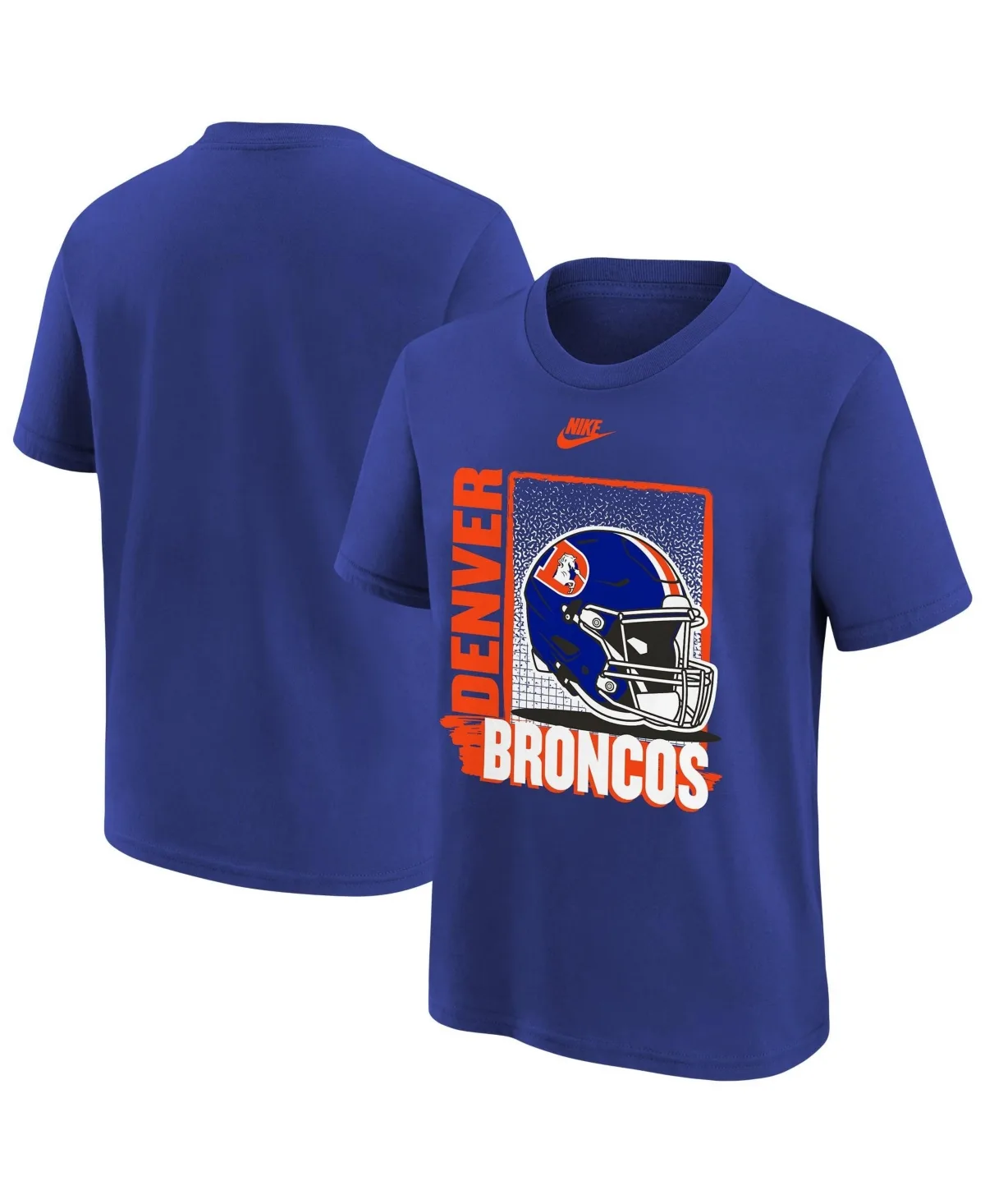 Denver Broncos Logo Screen-Printed Graphic T-Shirt by Nike