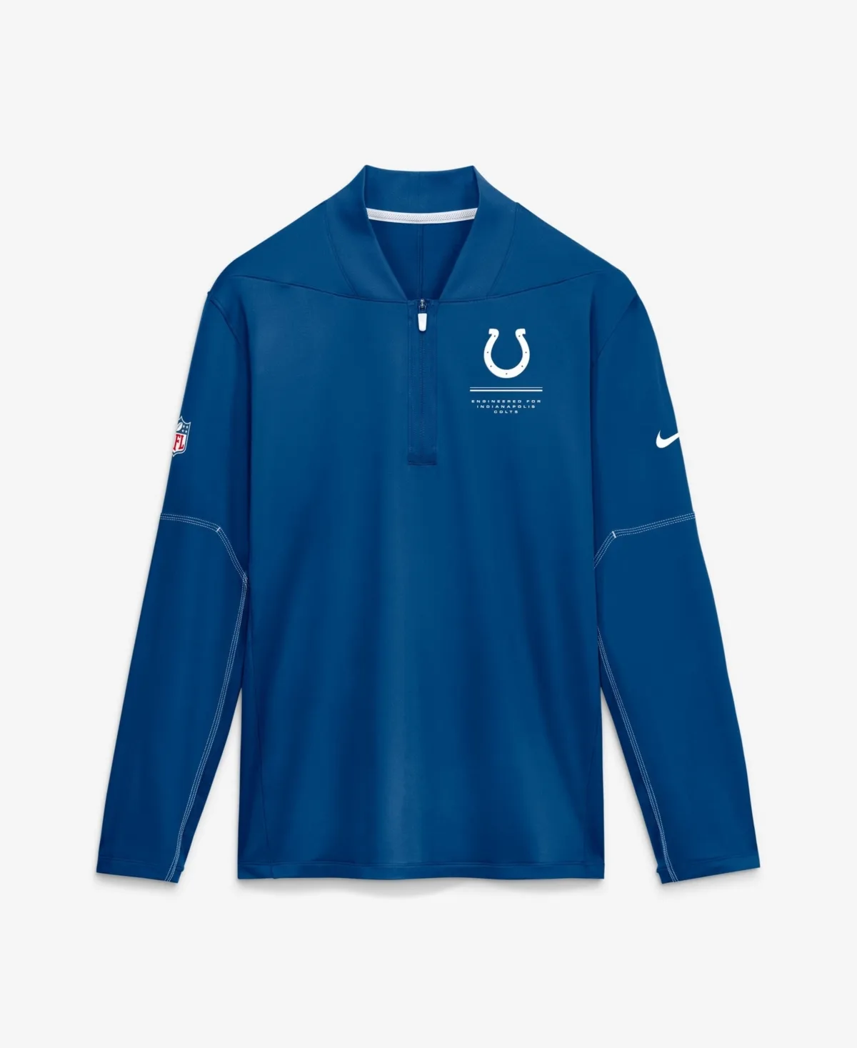 Indianapolis Colts Sideline Logo Glory Midweight Dri-Fit Half-Zip Pullover by Nike