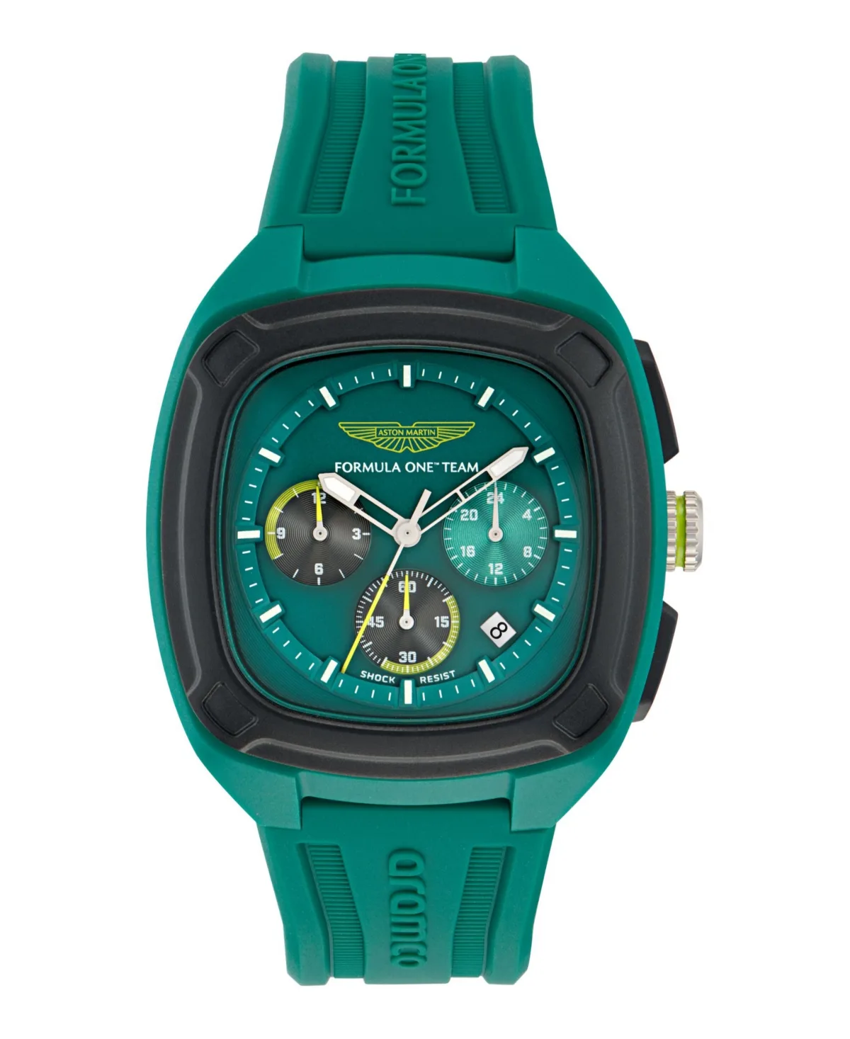 Ovr Chronograph Date Quartz Silicone Watch 44mm