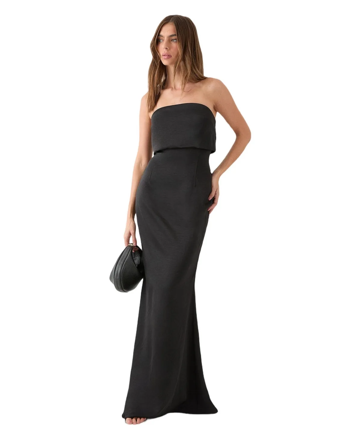 Premium Bandeau Overlay Bridesmaid Dress by Misspap