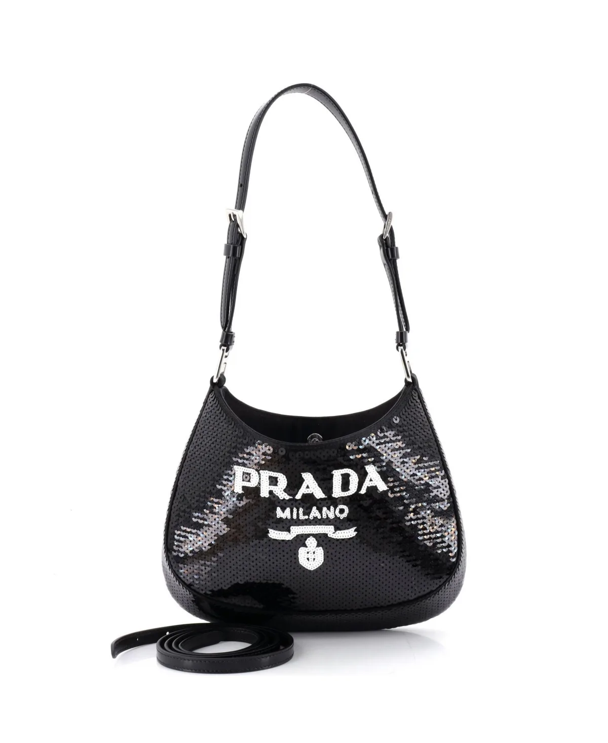 Pre-Owned Prada Small Cleo Shoulder Bag Sequins by Prada