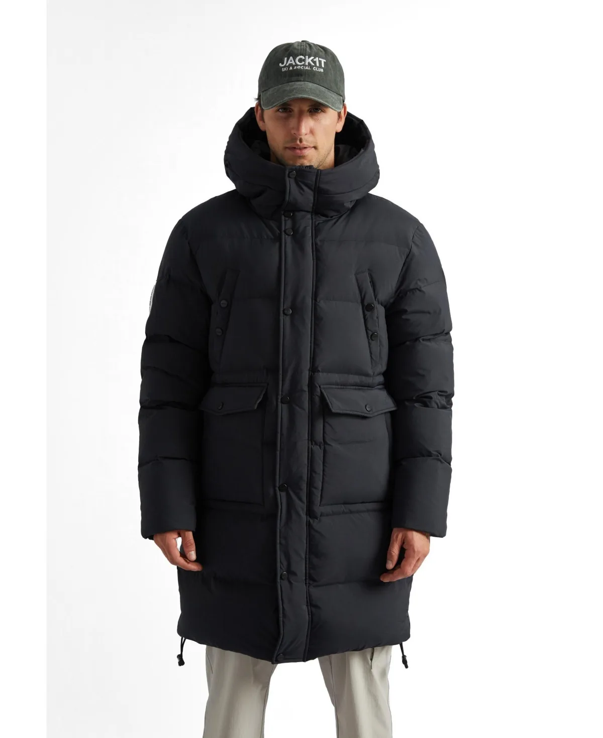 Insulated Longline Puffer Coat by Jack1t