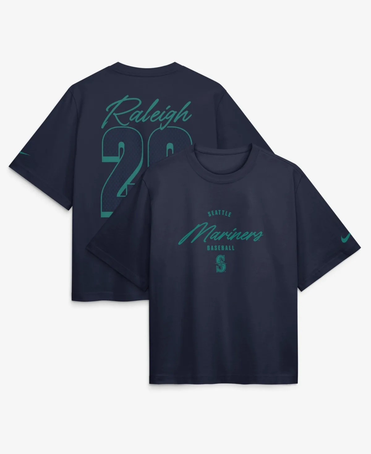 Cal Raleigh Seattle Mariners Premium Essentials Boxy Name & Number T-Shirt by Nike