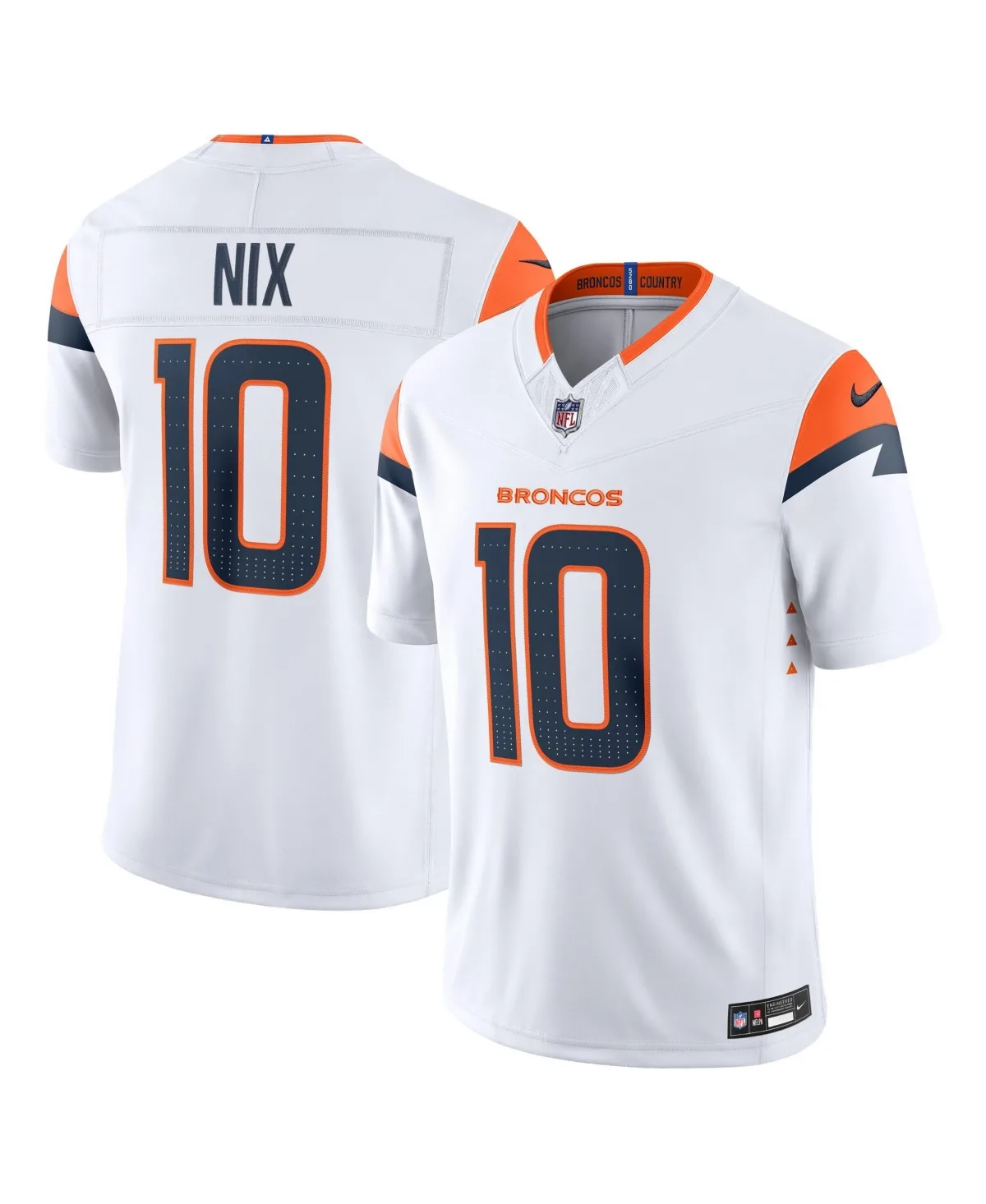 Bo Nix Denver Broncos Vapor F.u.s.e. Stitched Limited Jersey by Nike