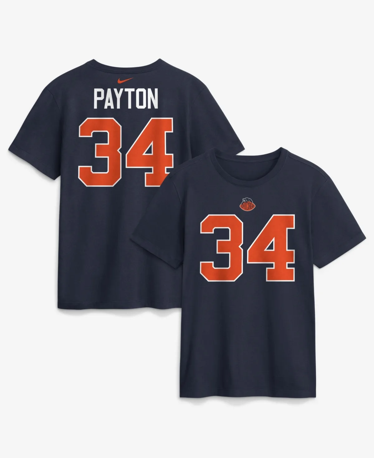 Walter Payton Chicago Bears 2026 Rivalries Collection Player Name & Number T-Shirt by Nike