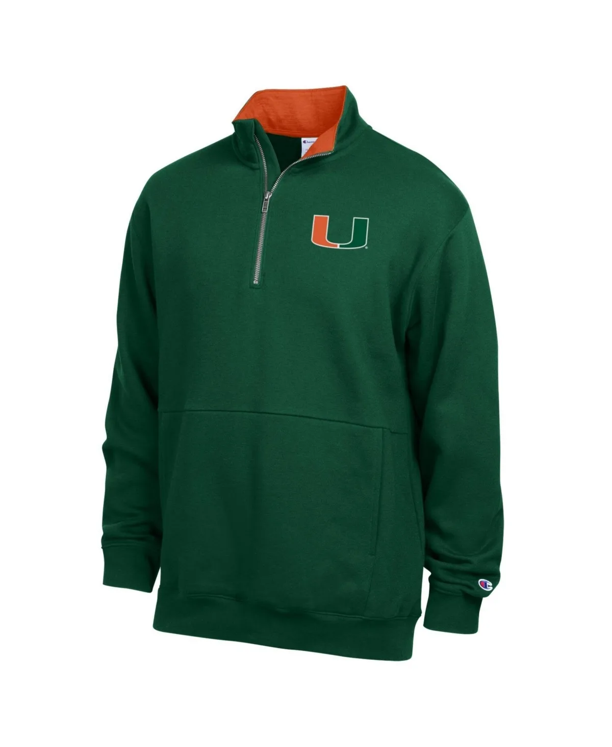 Quarter-Zip Fleece Mock Collar Pullover by Champion