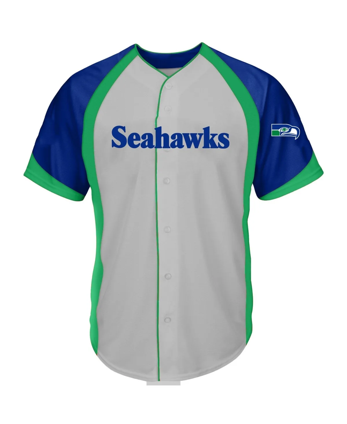 Seattle Seahawks V-Neck Raglan-Sleeve T-Shirt by Fanatics